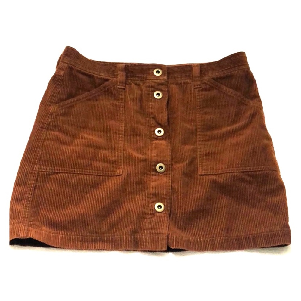 JCrew corduroy mini skirt